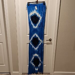 Young Fabulous & Broke Graphic Blue Dress